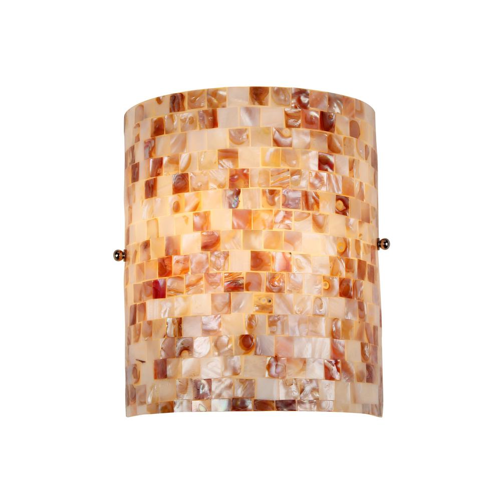 SHELLEY Mosaic 1 Light Wall Sconce 8.3" Wide. Picture 1