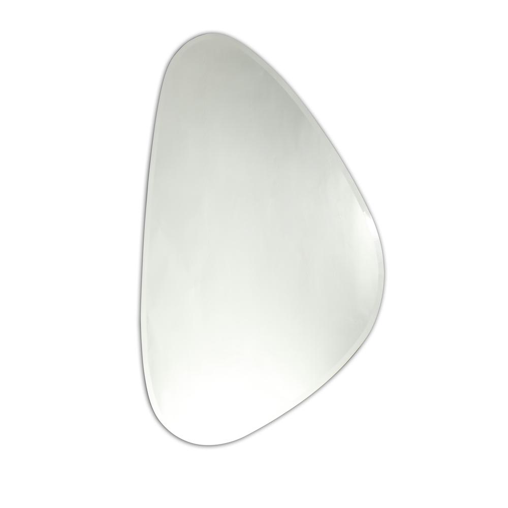 LYZETH Large Frameless Wall Mirror 24x39. Picture 1