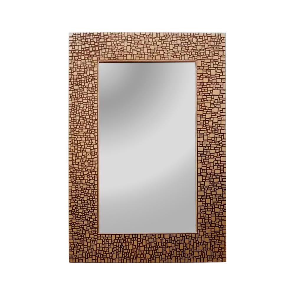CHLOE's Reflection Contemporary-Style Rectangle Antique Golden Finish 36". Picture 1