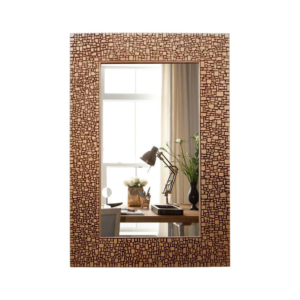 CHLOE's Reflection Contemporary-Style Rectangle Antique Golden Finish 36". Picture 3
