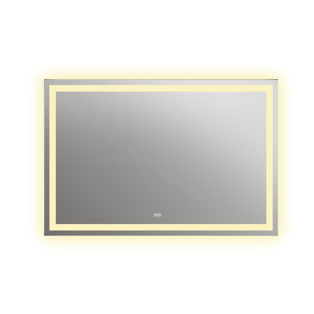 SPECULO Back Lit LED Mirror 4000K Warm White  28" Wide. Picture 4