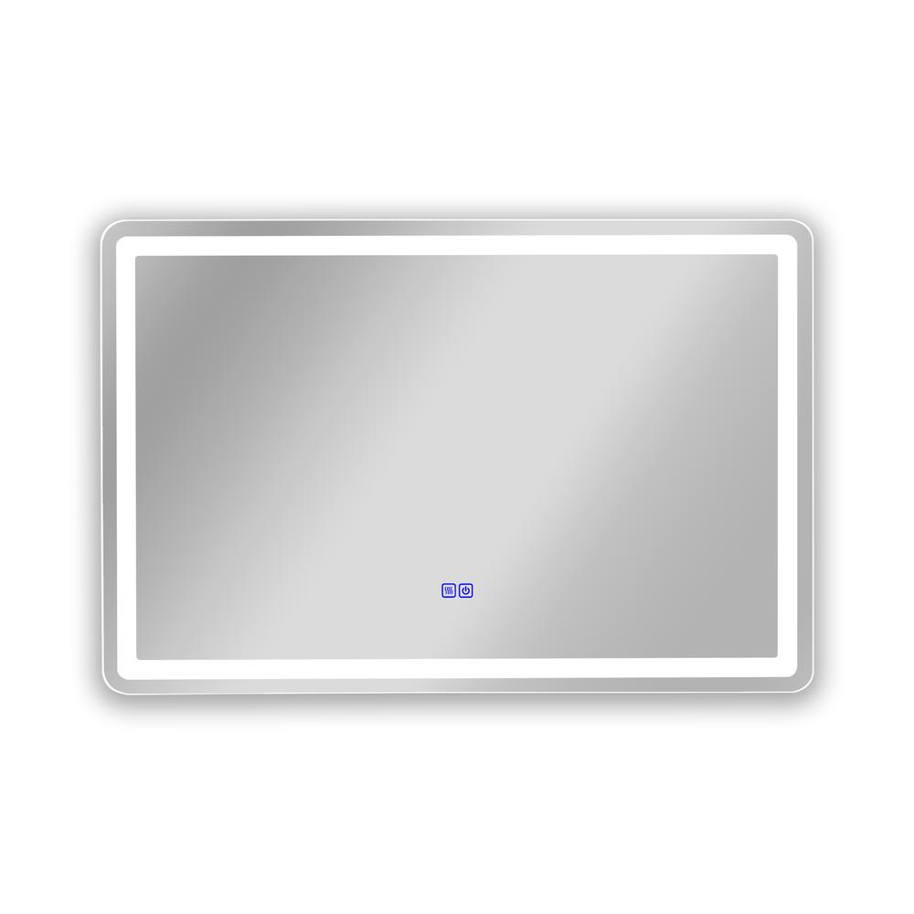 CHLOE Lighting- LUMINOSITY Back Lit Rectangular TouchScreen LED Mirror 3 Color Temperatures 3000K-6000K 36" Wide. Picture 2