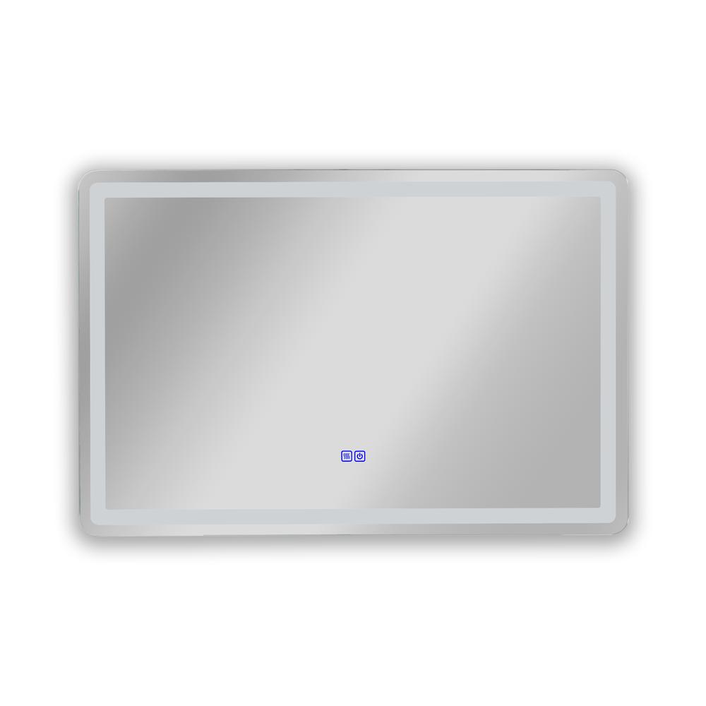 CHLOE Lighting- LUMINOSITY Back Lit Rectangular TouchScreen LED Mirror 3 Color Temperatures 3000K-6000K 36" Wide. Picture 3