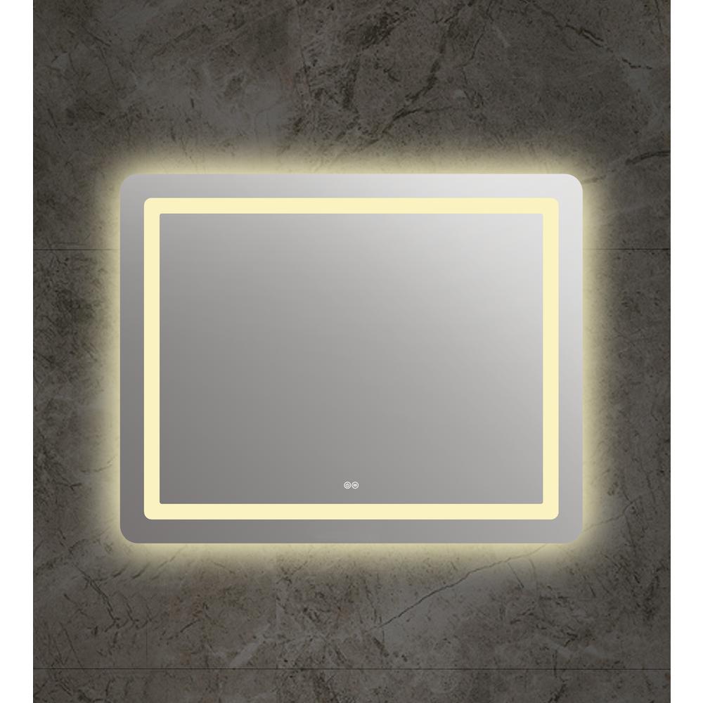 SPECULO Back Lit LED Mirror 4000K Warm White 30" Wide. Picture 4