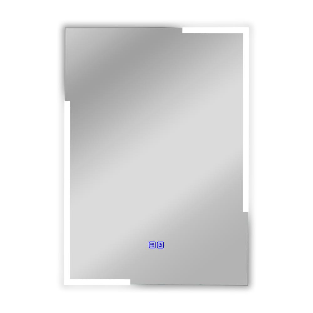 CHLOE Lighting LUMINOSITY Back Lit Rectangular TouchScreen LED Mirror 3 Color Temperatures 3000K-6000K 28" Height. Picture 2