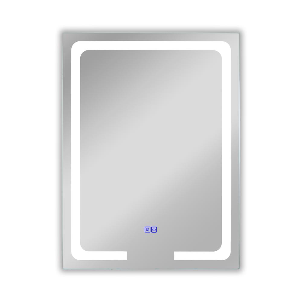 CHLOE Lighting LUMINOSITY- Back Lit Rectangular TouchScreen LED Mirror 3 Color Temperatures 3000K-6000K 32" Height. Picture 2