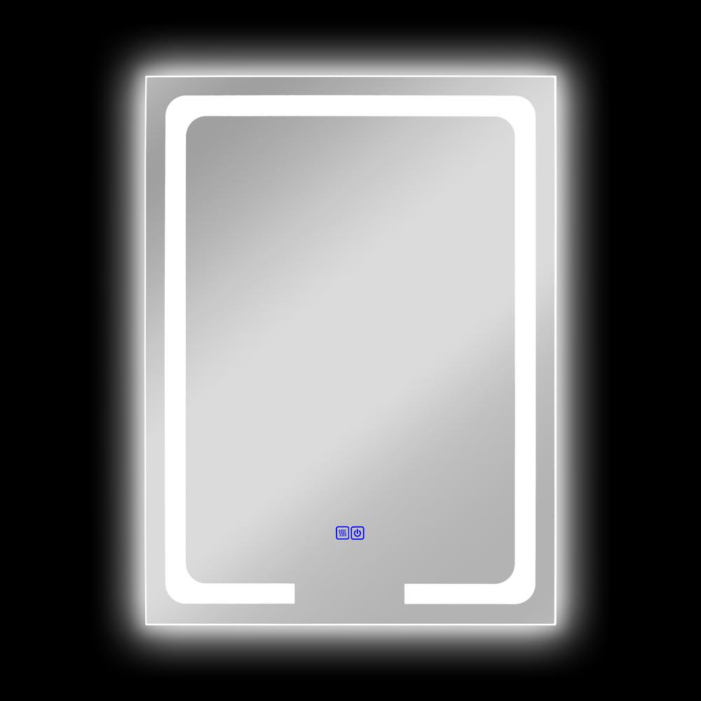 CHLOE Lighting LUMINOSITY- Back Lit Rectangular TouchScreen LED Mirror 3 Color Temperatures 3000K-6000K 32" Height. Picture 8