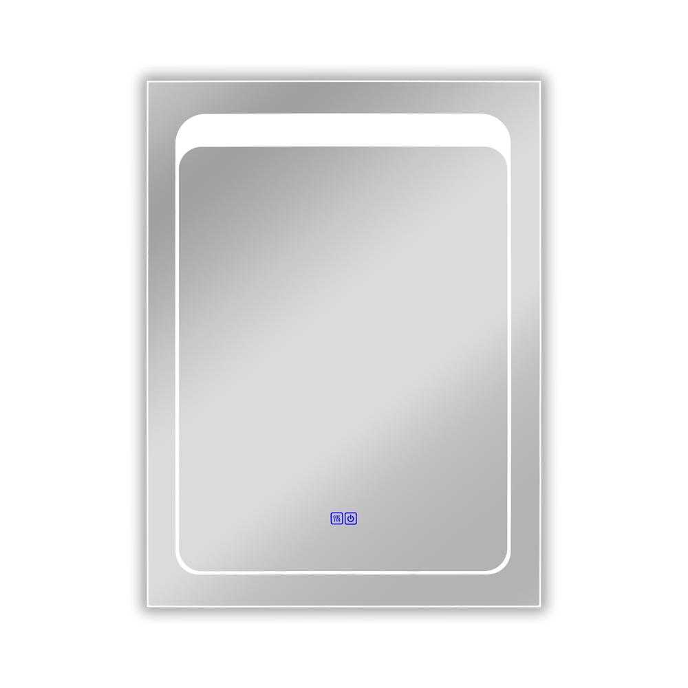 CHLOE Lighting- LUMINOSITY Back Lit Rectangular TouchScreen LED Mirror 3 Color Temperatures- 3000K-6000K 32" Height. Picture 2