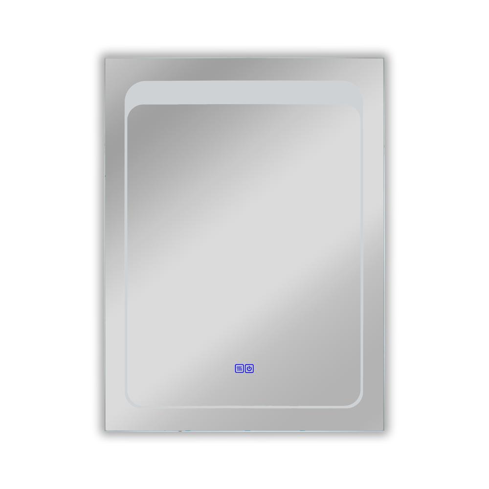 CHLOE Lighting- LUMINOSITY Back Lit Rectangular TouchScreen LED Mirror 3 Color Temperatures- 3000K-6000K 32" Height. Picture 3