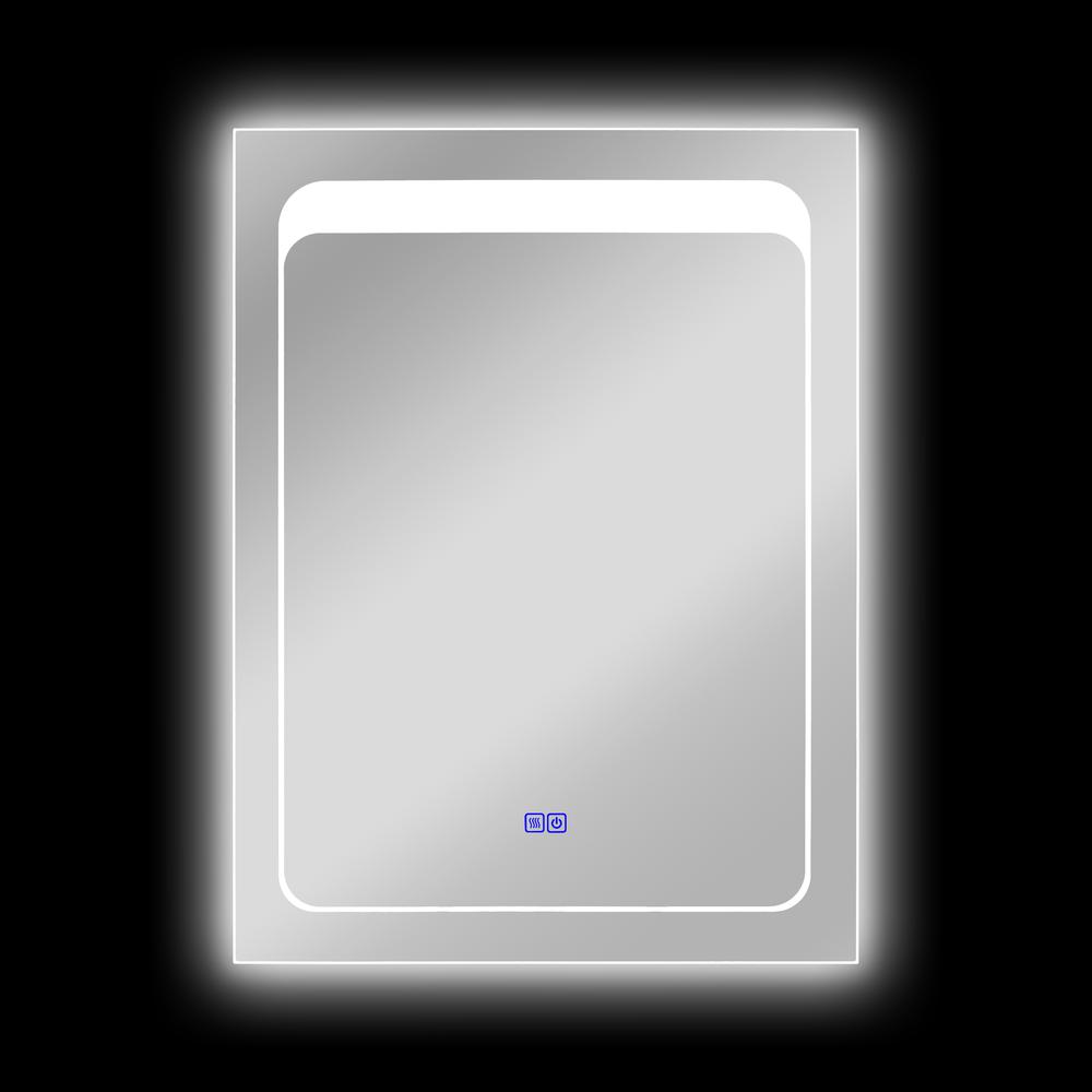 CHLOE Lighting- LUMINOSITY Back Lit Rectangular TouchScreen LED Mirror 3 Color Temperatures- 3000K-6000K 32" Height. Picture 8
