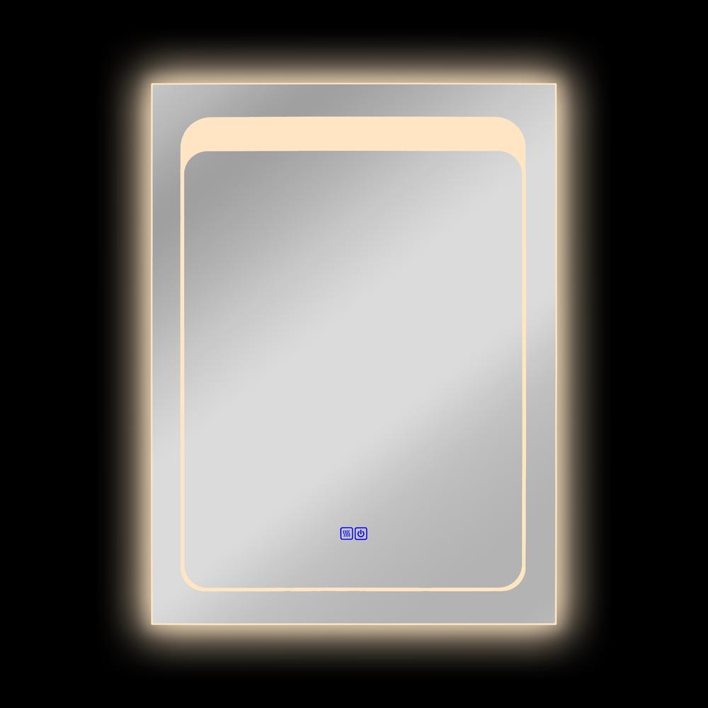 CHLOE Lighting- LUMINOSITY Back Lit Rectangular TouchScreen LED Mirror 3 Color Temperatures- 3000K-6000K 32" Height. Picture 9