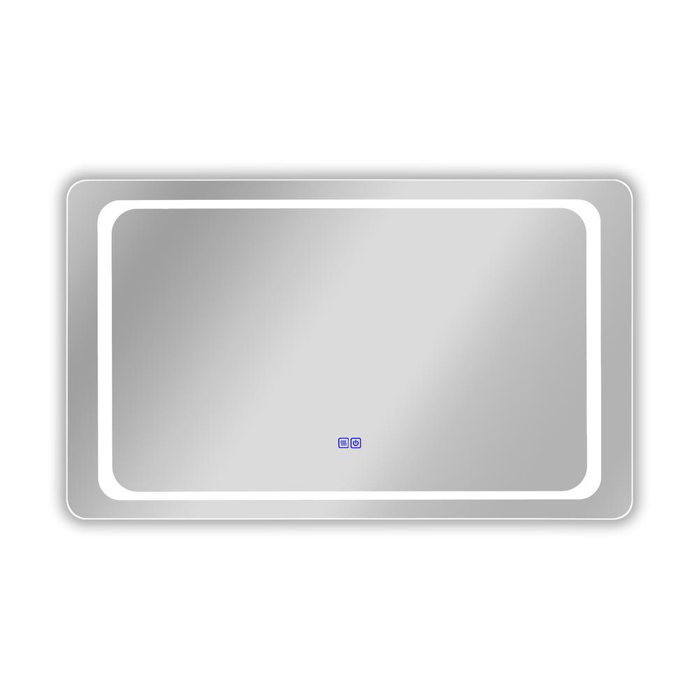 CHLOE Lighting LUMINOSITY Back Lit Rectangular TouchScreen LED Mirror 3 Color Temperatures 3000K-6000K 39" Wide. Picture 2
