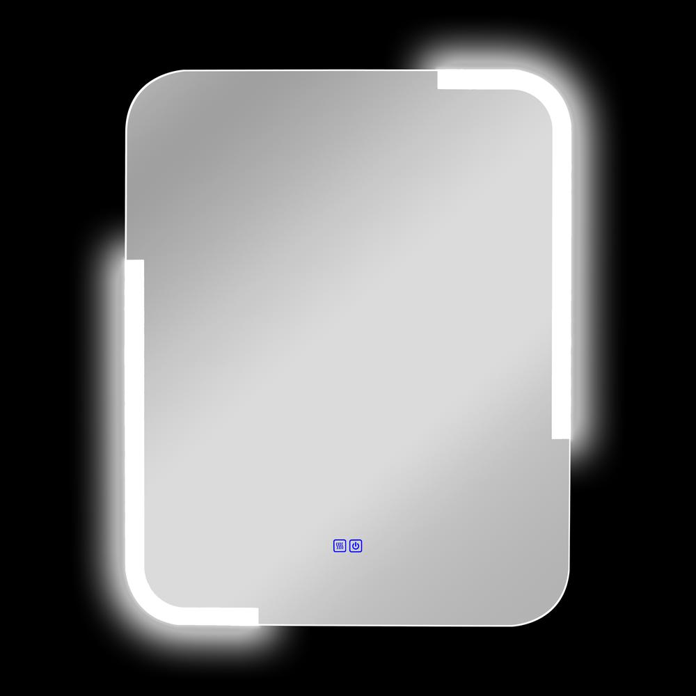CHLOE Lighting LUMINOSITY Back Lit Rectangular TouchScreen LED Mirror 3 Color Temperatures 3000K-6000K 30" Height. Picture 8