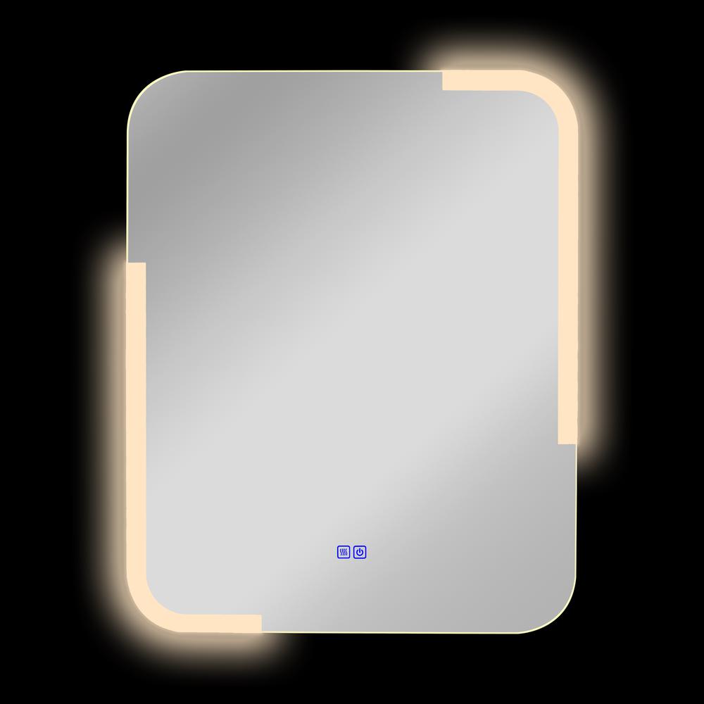 CHLOE Lighting LUMINOSITY Back Lit Rectangular TouchScreen LED Mirror 3 Color Temperatures 3000K-6000K 30" Height. Picture 9