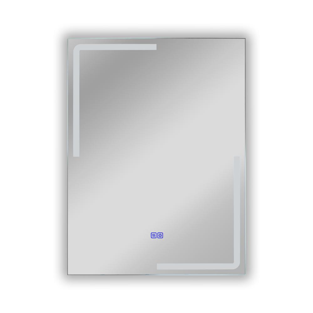 CHLOE Lighting LUMINOSITY Back Lit Rectangular TouchScreen LED Mirror 3 Color Temperatures 3000K-6000K 32" Height. Picture 3