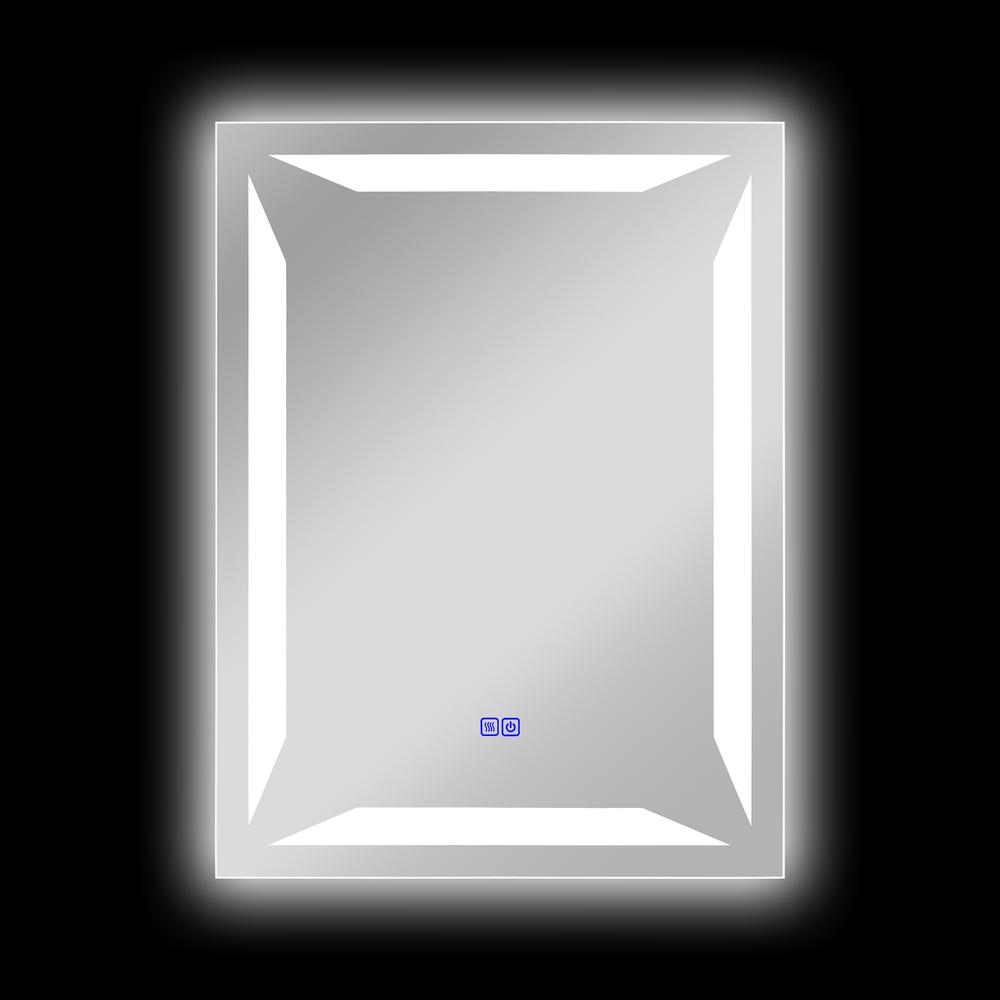 CHLOE Lighting LUMINOSITY Back Lit Rectangular TouchScreen- LED Mirror 3 Color Temperatures 3000K-6000K 32" Height. Picture 8