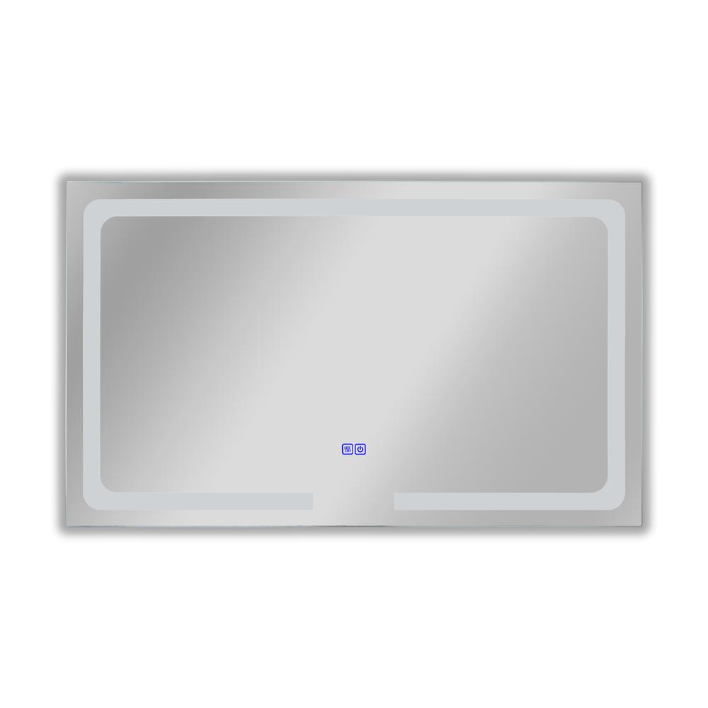 CHLOE Lighting LUMINOSITY- Back Lit Rectangular TouchScreen LED Mirror 3 Color Temperatures 3000K-6000K 39" Wide. Picture 3
