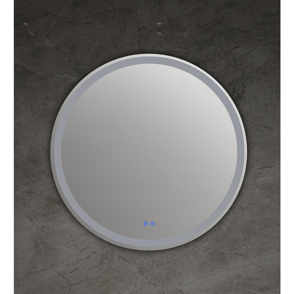 SPECULO Back Lit LED Mirror 6000K Daylight White  28" Wide. Picture 3