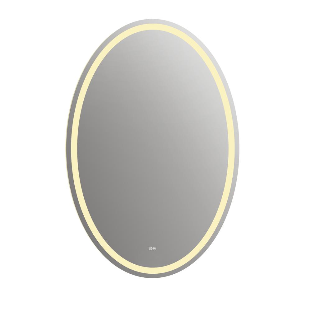SPECULO Back Lit LED Mirror 4000K Warm White 24" Wide. Picture 4