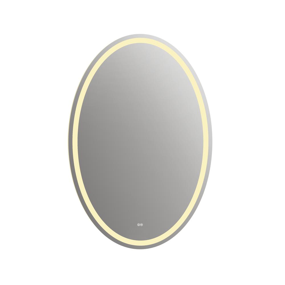 SPECULO Back Lit LED Mirror 4000K Wam White  28" Wide. Picture 4