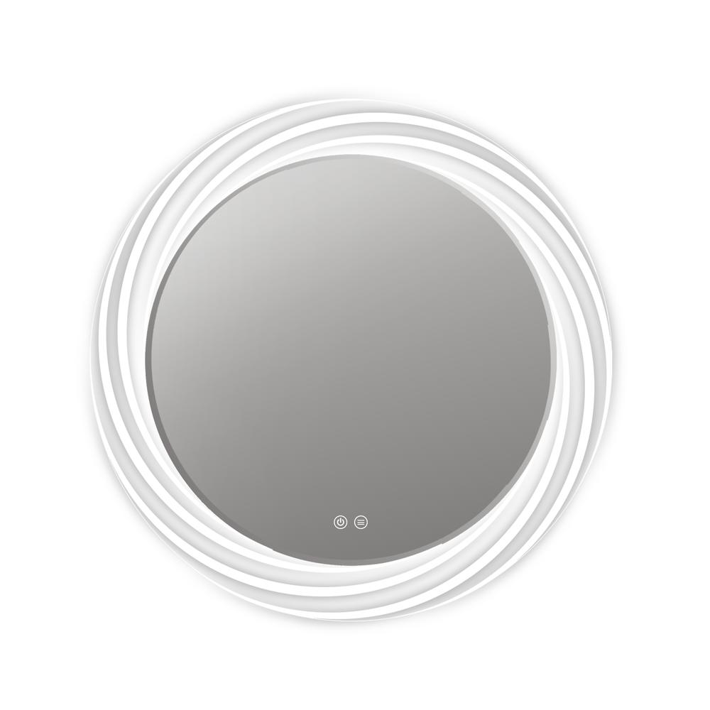 SPECULO Back Lit LED Mirror 6000K Daylight White 30" Wide. Picture 6
