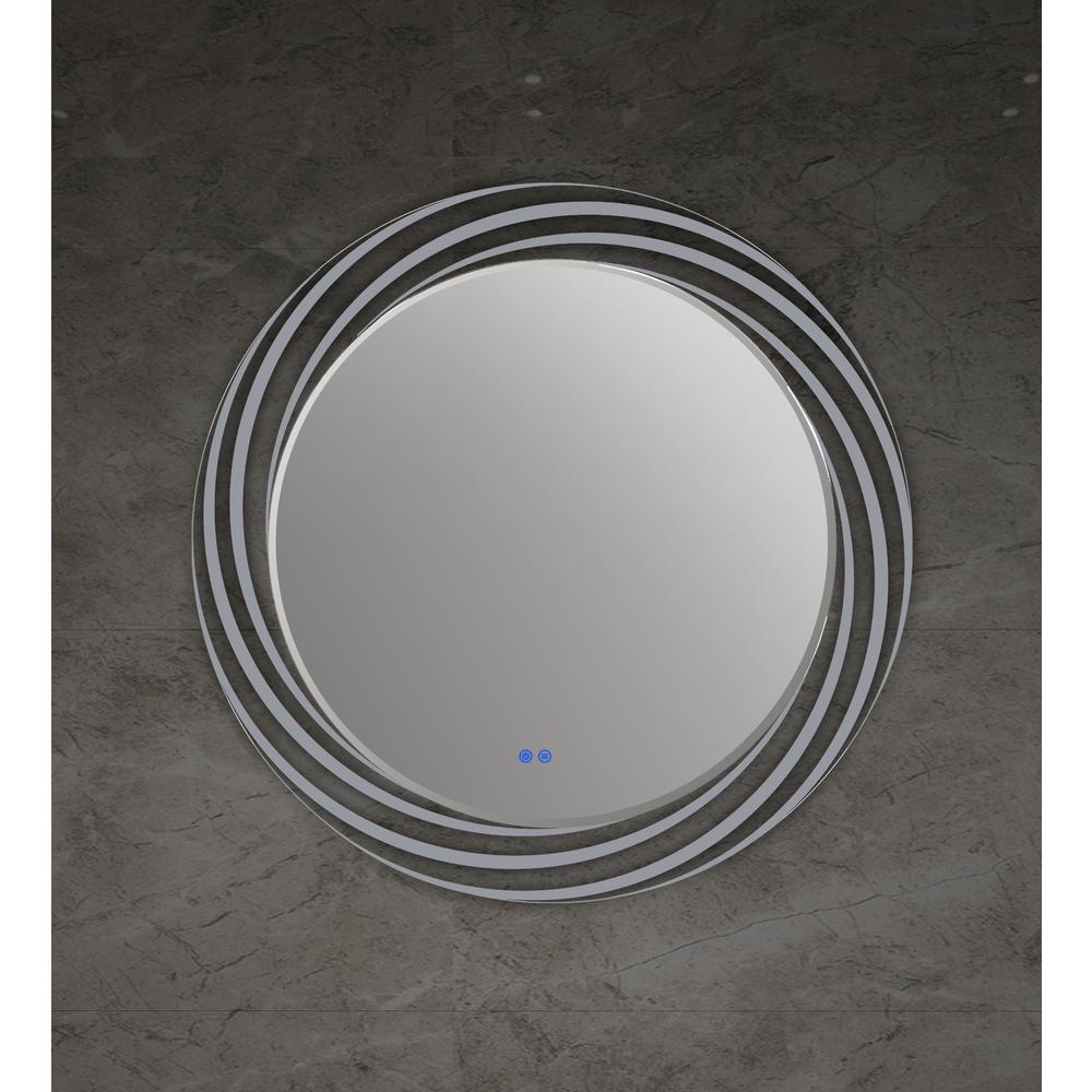 SPECULO Back Lit LED Mirror 6000K Daylight White 30" Wide. Picture 5