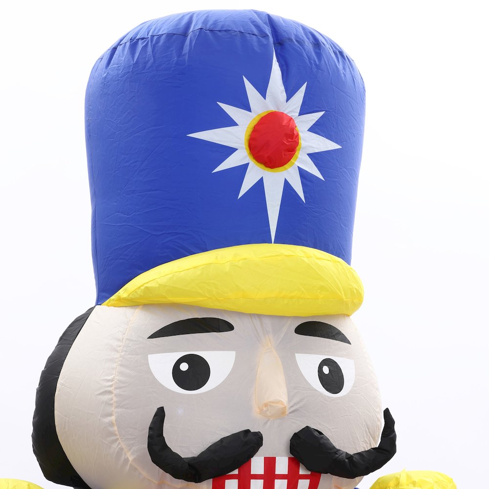 7Ft Nutcracker Dummer Inflatable with LED Lights. Picture 2
