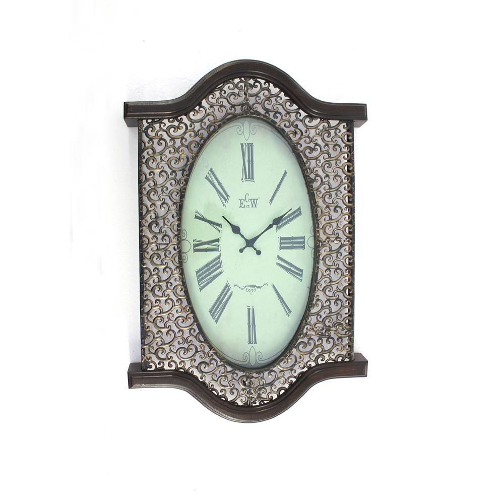 Vintage Bronze Wall Clock. Picture 5