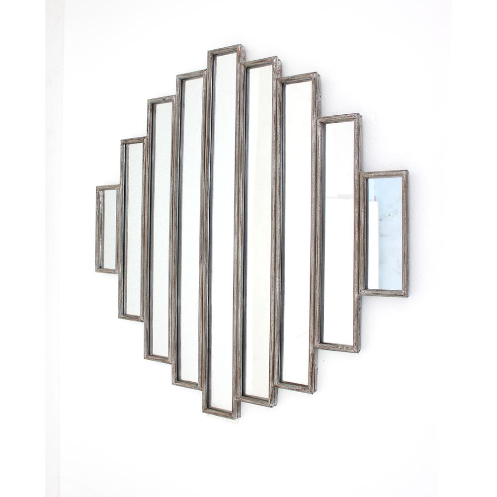 Rustic Multi Mirrored Wall Sculpture. Picture 6