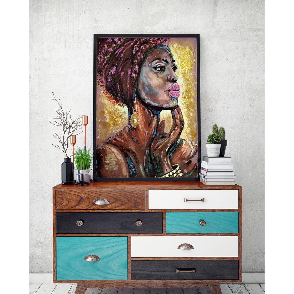 Decorative painting African woman B. Picture 2