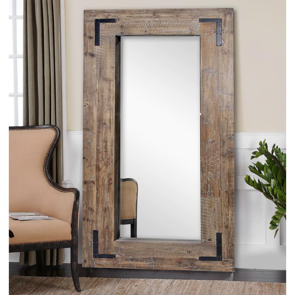 Screen Gems Kent Leaning Wood Mirror 75" X 35"  Sg19A182. Picture 3