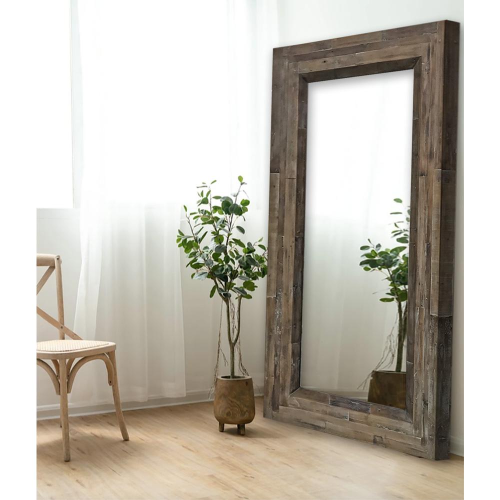 Screen Gems Asher Leaning Wood Mirror 84" X 49" Sg19A203. Picture 5