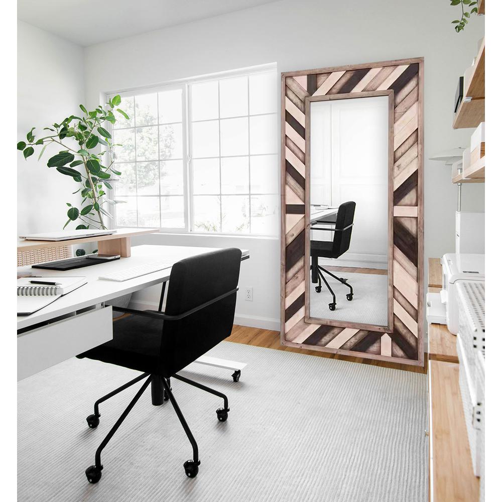 Screen Gems Everly Leaning Wood Mirror 71" X 32" Sg21A008. Picture 3