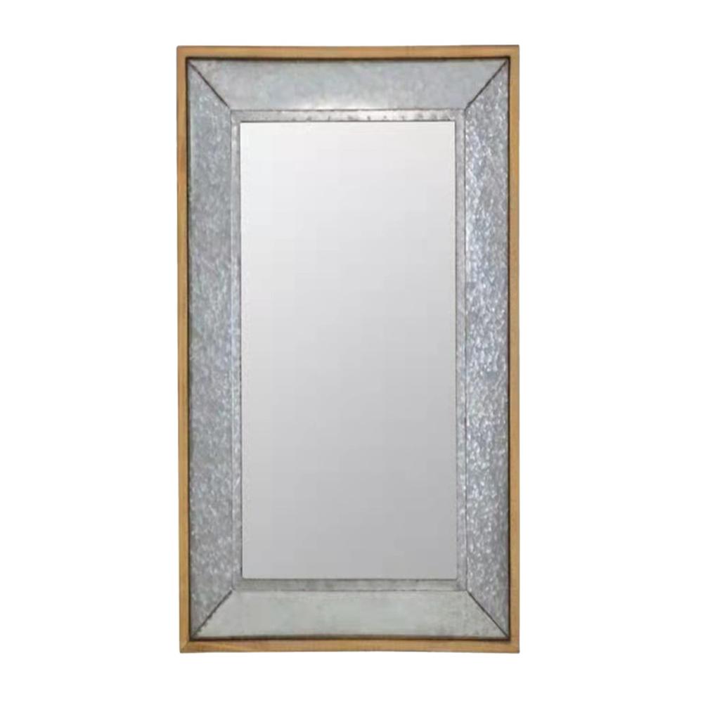 Screen Gems Marshall Leaning Wood/ Metal Mirror 84" X 43" Sg21A009. Picture 1