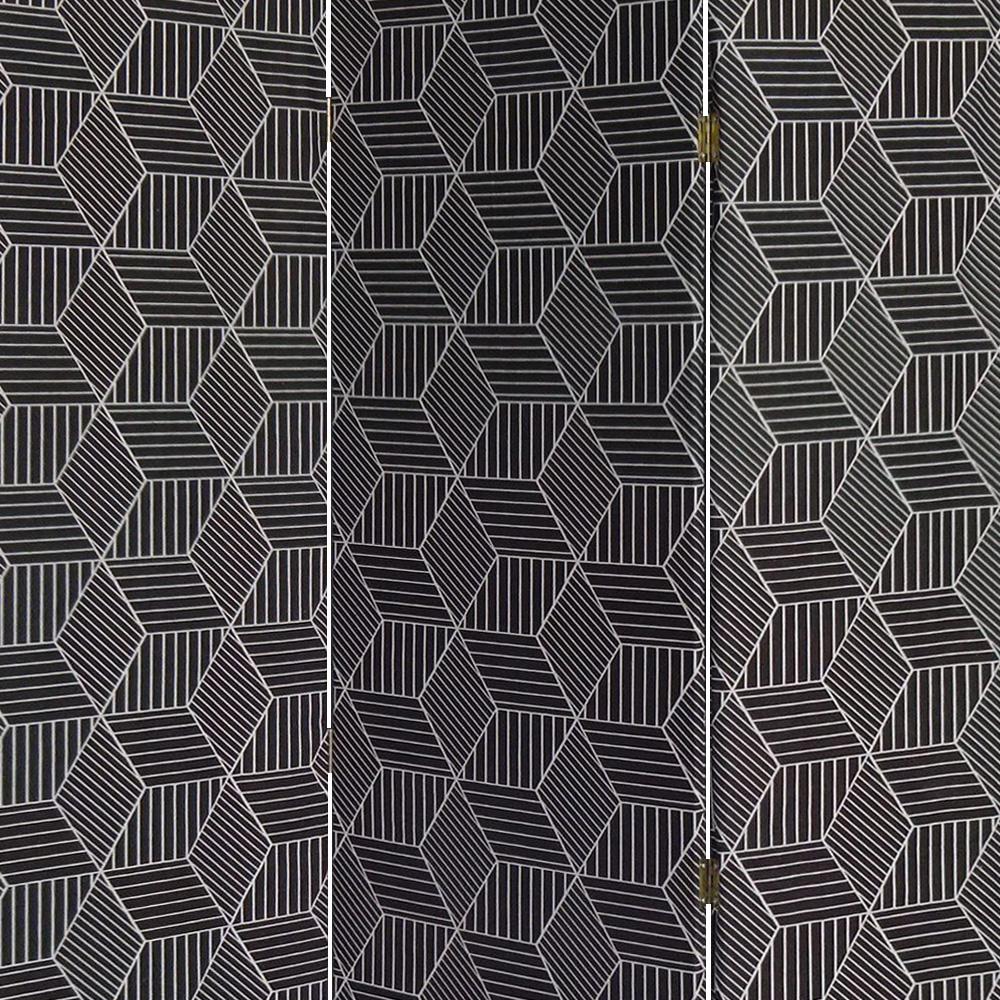 Screen Gems 3 Panel Fabric Kelvin Screen Sg-382. Picture 4