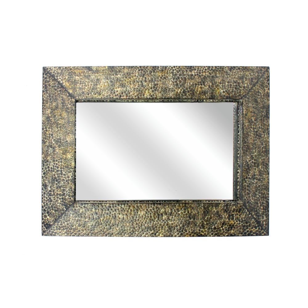 Coastal Dressing Mirror With Gravel-Like Mosaic Frame. Picture 5