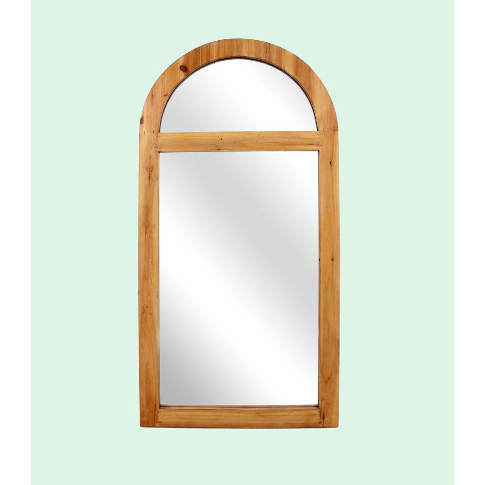 Rustic Dressing Mirror With Minimalist Wooden Window Frame. Picture 3