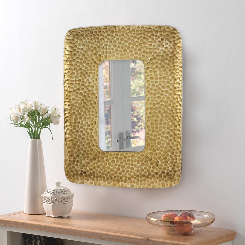 Coastal Style Cobbly Cosmetic Mirror. Picture 1