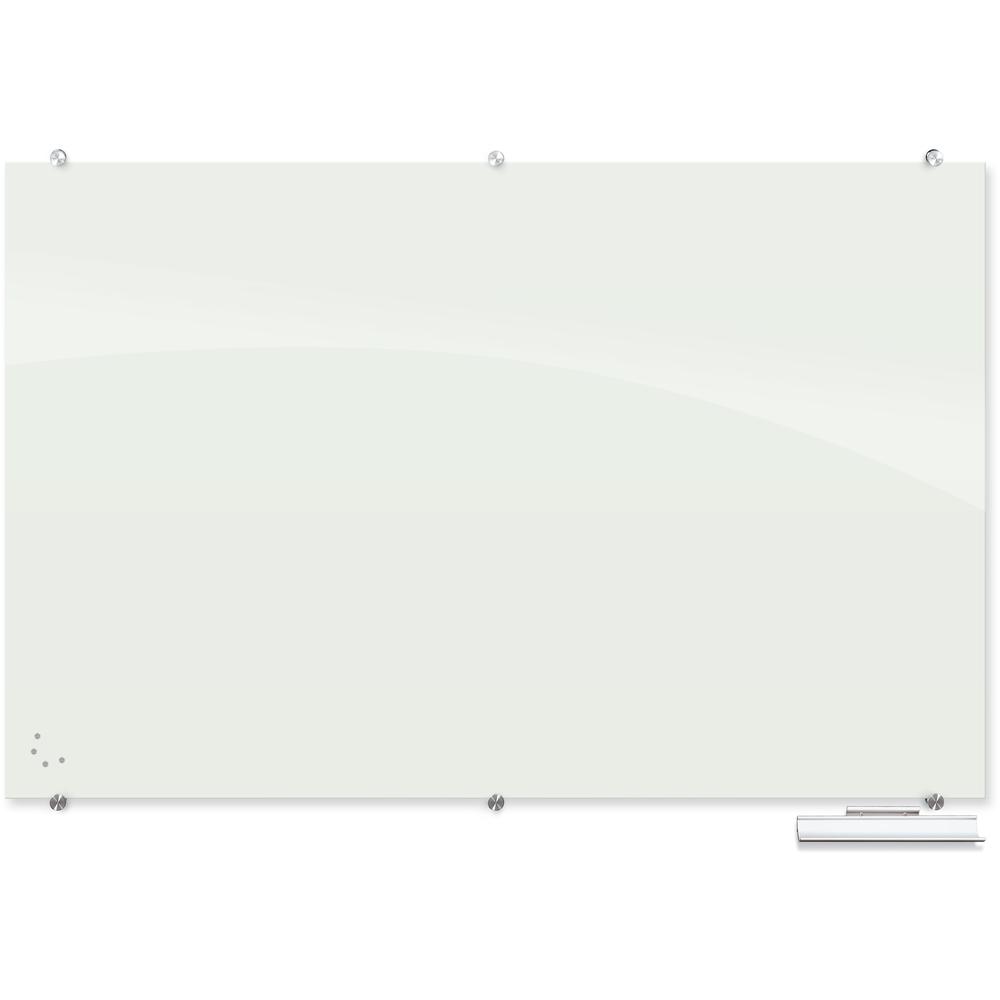 Balt Visionary Glass Dry-Erase Board 72" White Glass Surface. Picture 1