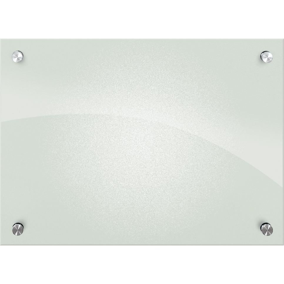 Balt Frosted Pearl Glass Dry Erase Markerboard - 24" (2 Ft) Width X 18 ...