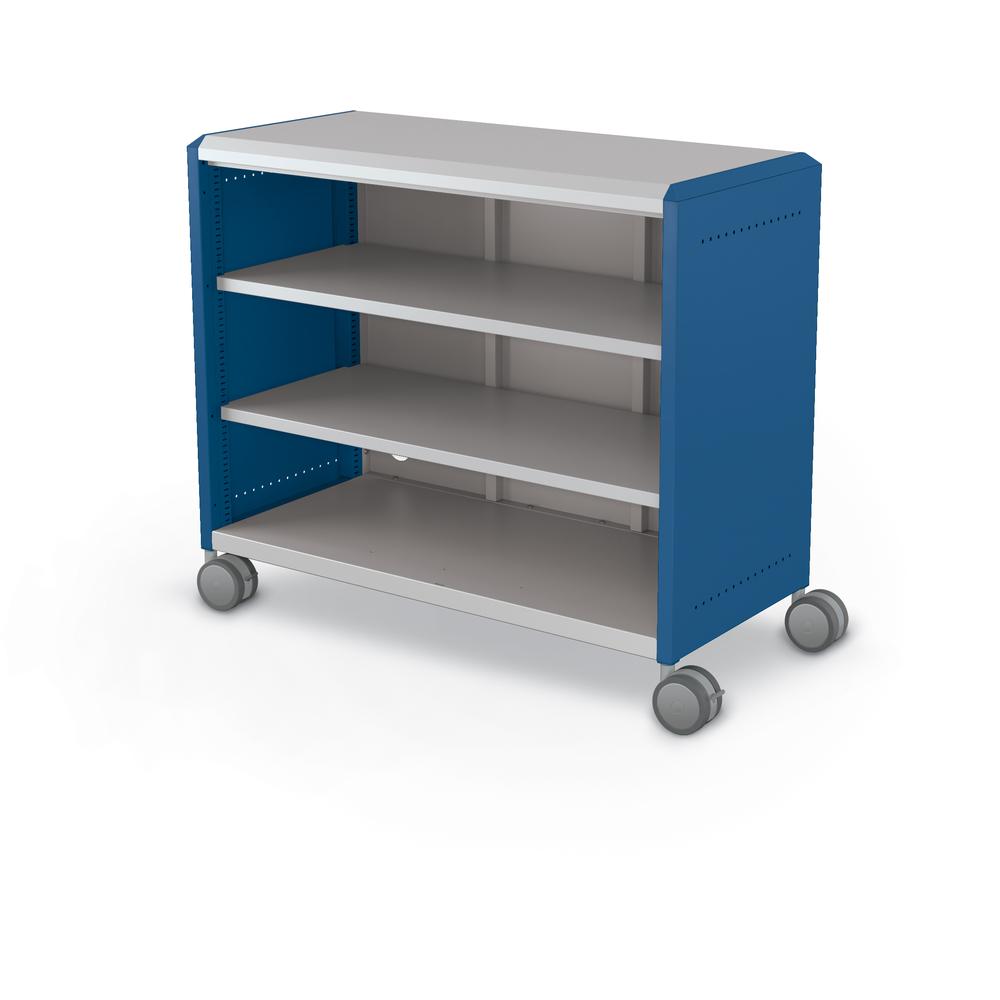 Compass Cabinet - Maxi H2 -Shelves / Casters - Navy. Picture 1