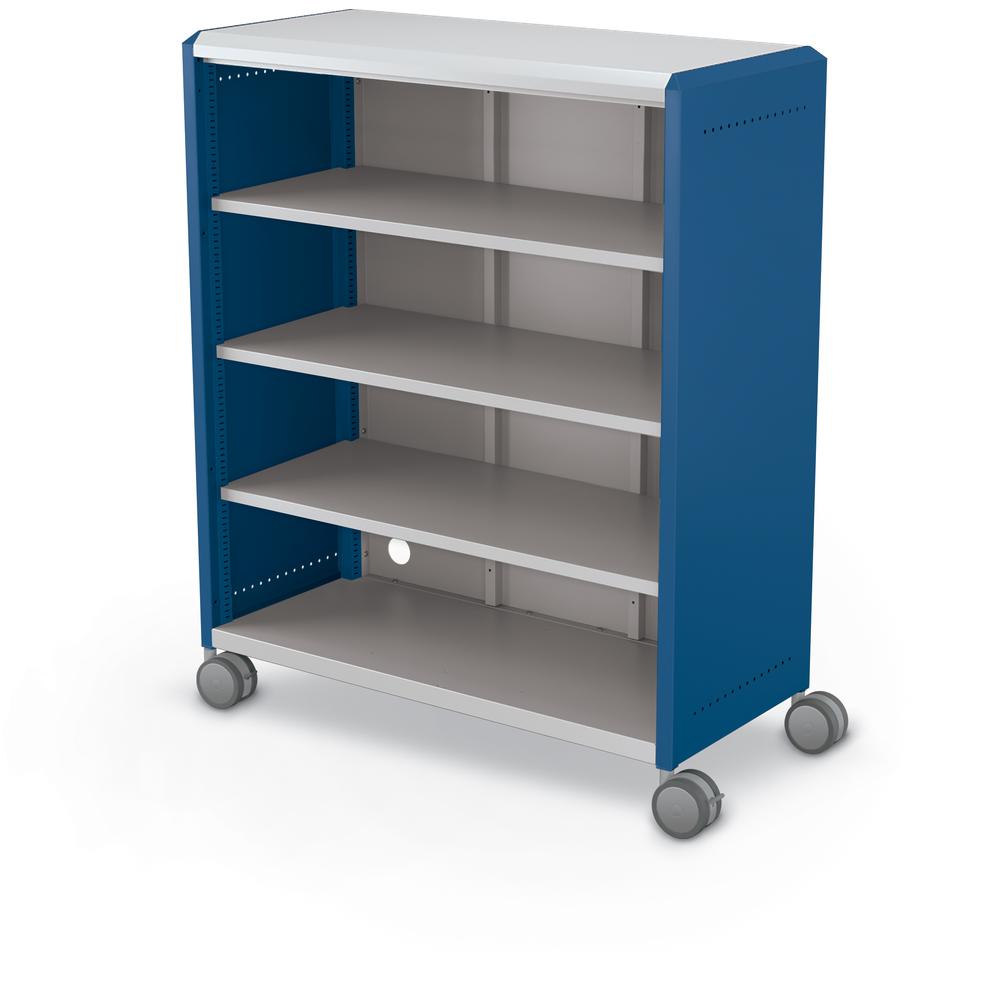 Compass Cabinet - Maxi H3 -Shelves / Casters - Navy. Picture 1