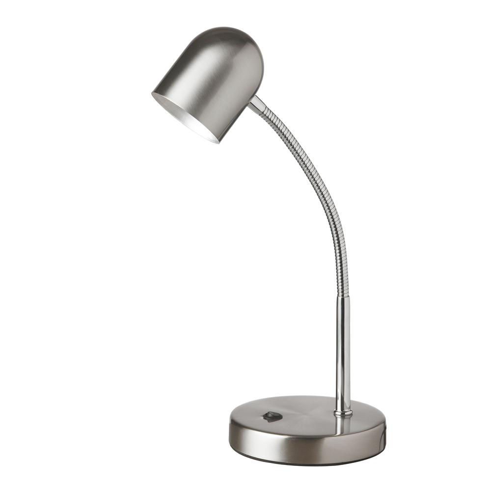 5W Table Lamp, Satin Chrome Finish. Picture 1