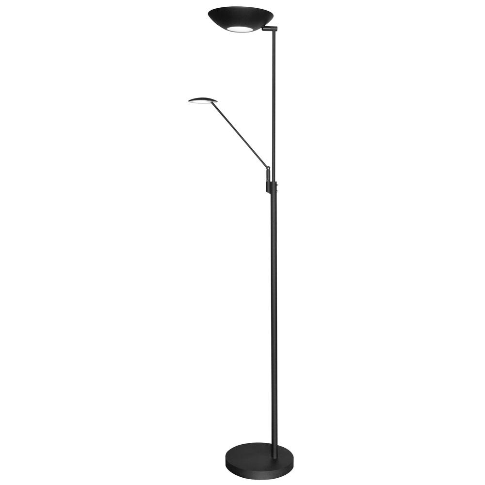 Mother & Son LED Floor Lamp, Black Finish. Picture 1