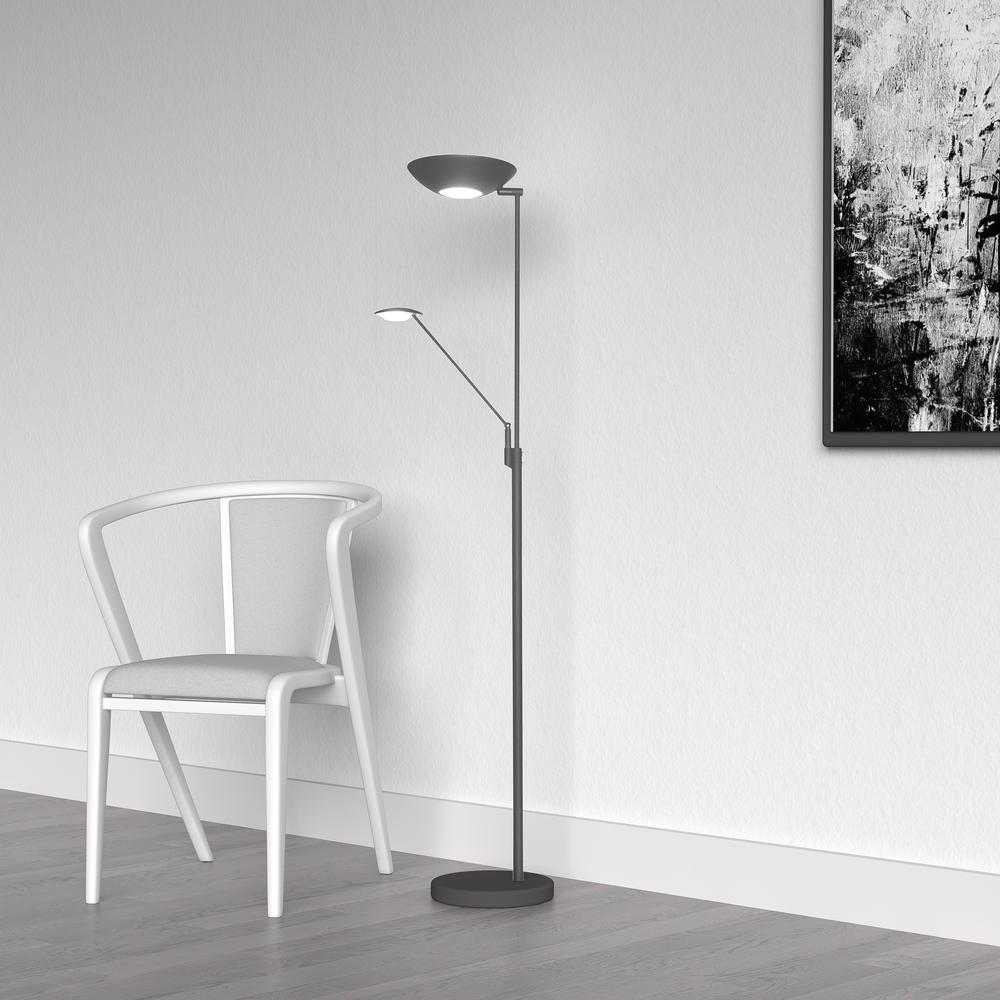 Mother & Son Floor Lamp, Black Finish. Picture 2