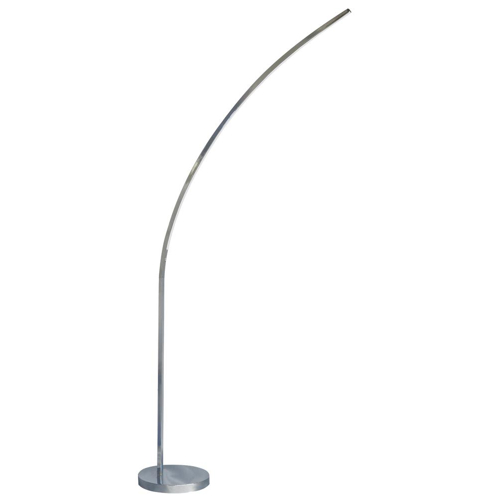 22W Floor Lamp Polished Chrome Finish. Picture 1