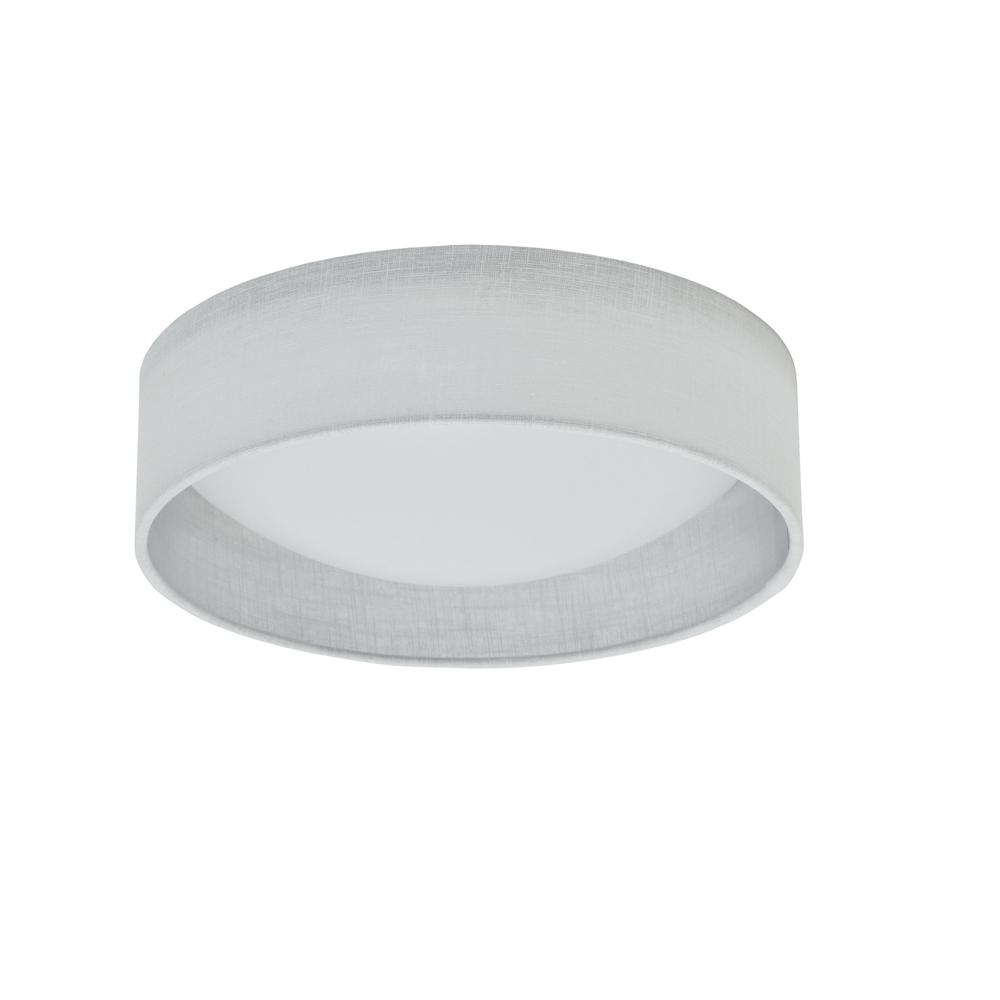11" Flush Mount, White Shade. Picture 1