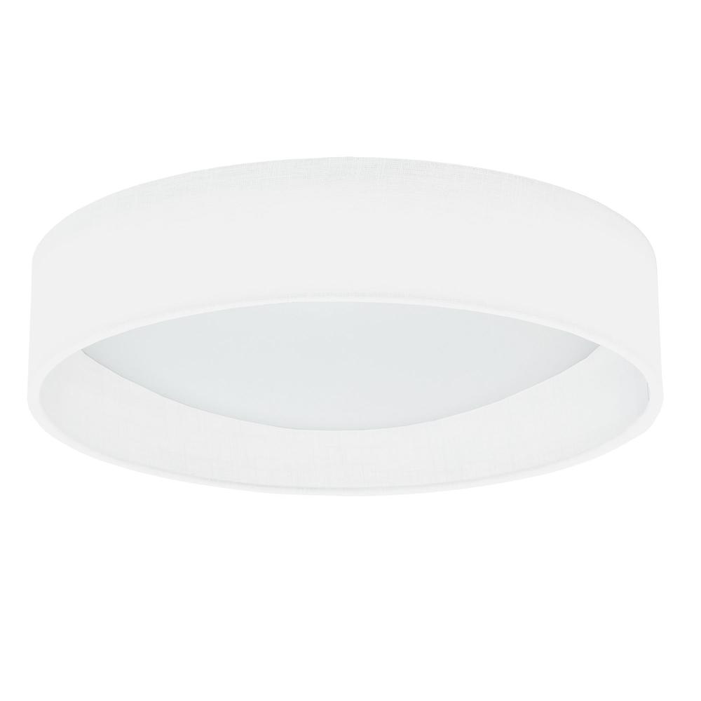 15" Flush Mount, Ivory Shade. Picture 1