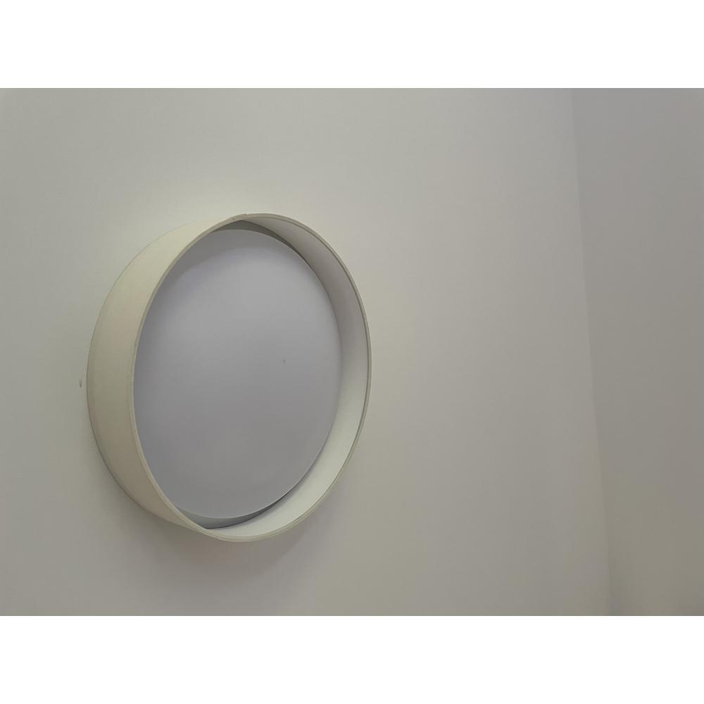 15" Flush Mount, Ivory Shade. Picture 7