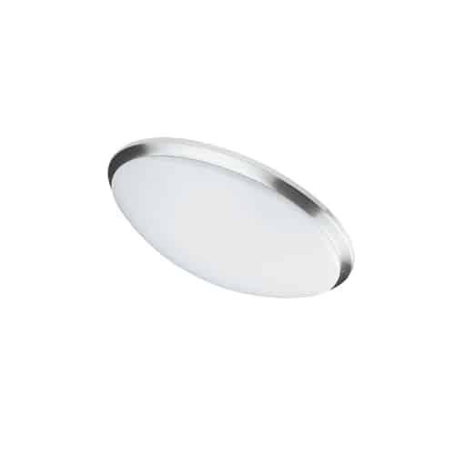 LED Ceiling Flush 14W 280mm (11"),Satin Chrome. Picture 1